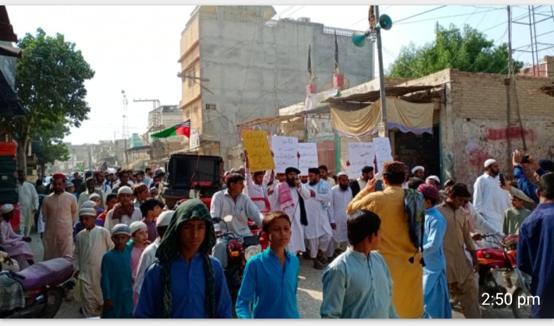متحدا سني علماء ڪائونسل پاران علاما ڊاڪٽر عادل خان جا قاتل گر فتار ن ٿيڻ خلاف  احتجاج